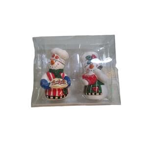 Trim A Home Kmart Christmas Snowman Salt Pepper Shakers